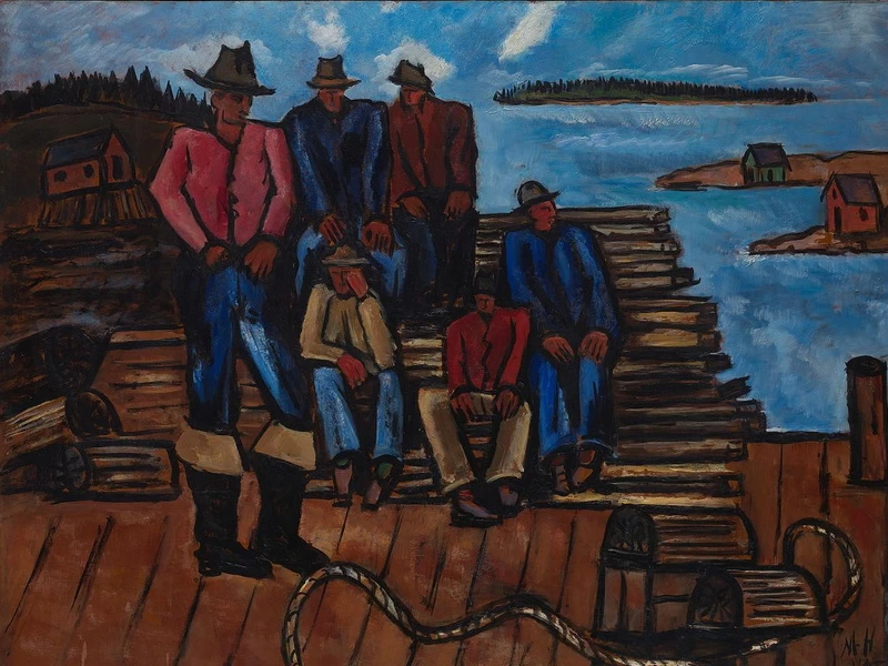 1877-Marsden Hartley - Pescatori di aragoste